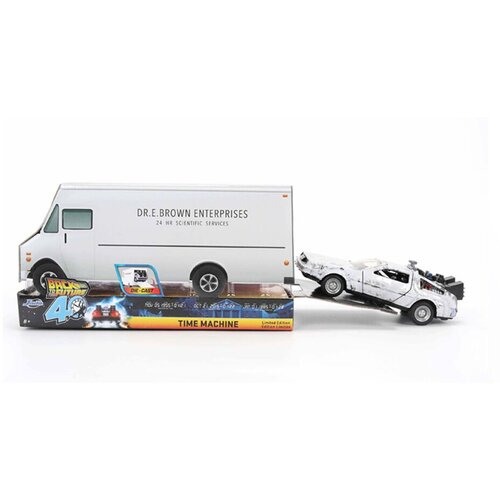  Replika DeLorean Time Machine, ledena izvedba - 40 godina Back to the Future, 1:32 Slike