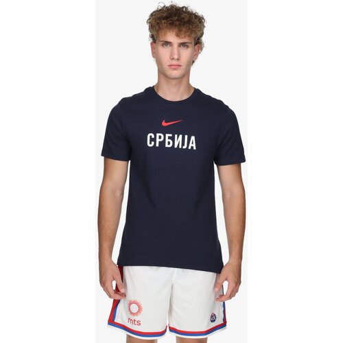 Nike Majica S M NK TM SS COTTON TEE-OBSIDIAN Cene