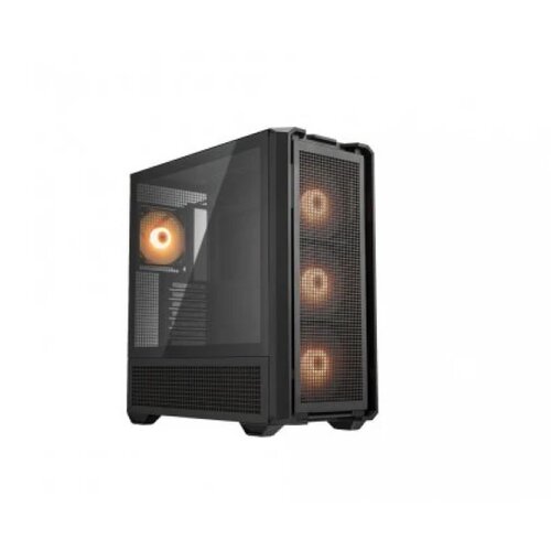 COUGAR GAMING COUGAR | MX600 Black | PC Case | Mid Tower / Mesh Front Panel / 3 x 140mm + 1 x 120mm Fans / Transparent Left Panel Cene