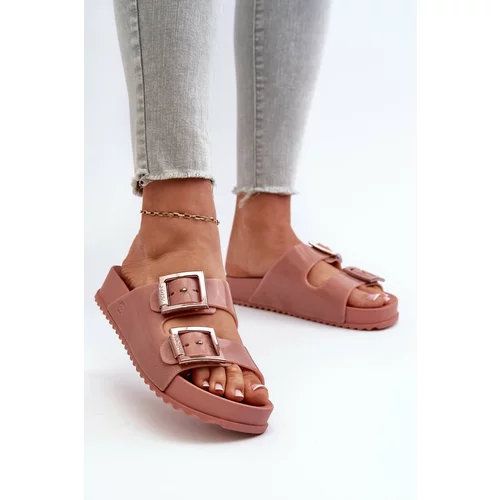 Kesi Women's slippers with buckles ZAXY Dirty Pink