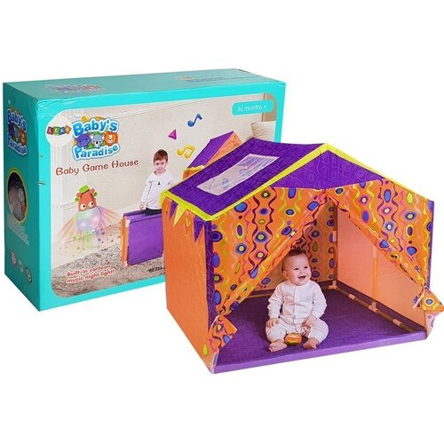 Lean_Toys Barvita šotorska hiška za otroke 112 cm x 110 cm x 102 cm Cene