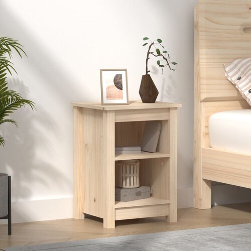 vidaXL noćni ormarić 40 x 35 x 55 cm od masivne borovine Cijene