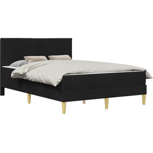  Krevetna konstrukcija Crna 120 x 190 cm Poliester Slike