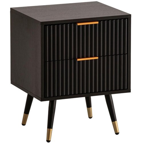 MID.YOU Majhna Nočna Omarica Sonoma, Črna Slike