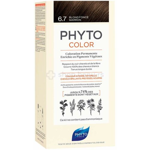 Phyto color 6.7 Blond Fonce Marron Cene