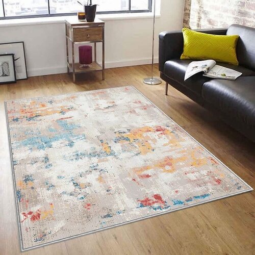  Tepih sa gumenom podlogom 140x220cm - Bež - narandžasto nijansiranje, TG-3150 Cene