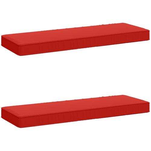  Jastučići za klupe - 2 dijela VUGHT 2 pcs 100% poliester Crvena Cene