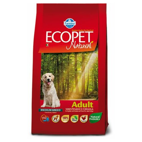 Farmina ecopet hrana za pse natural adult medium 12kg (2kg gratis) Slike