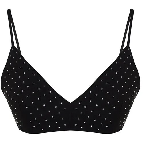 TRENDYOLMILLA Ženski top TPRSS24BS00002, Crni Slike