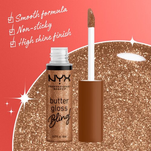 NYX Professional Makeup Butter Gloss Bling - Pay Me In Gold Slike