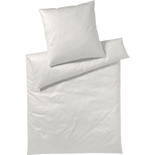 Elegante Hamburg Stripes set posteljnine iz Mako-satena - pe&amp;scaron;čena - 40x80 cm + 135x200 cm Slike
