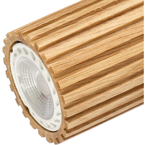 Brilagi - Stropna spot svetiljka MODERN WOOD 3xGU10/8W/230V drvo/bela Slike