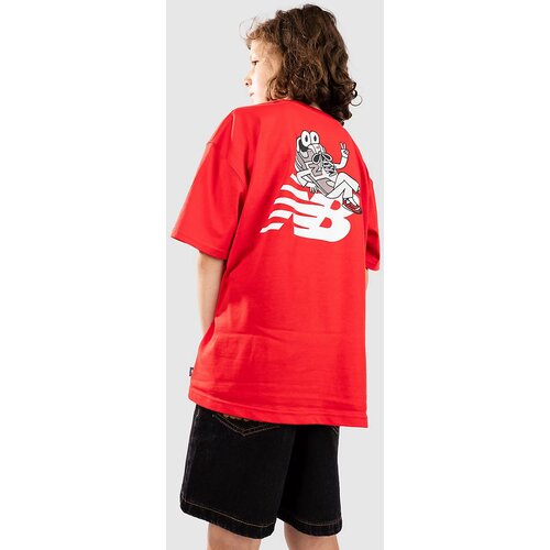New Balance Sneaker Guy Back Graphic Kids T-shirt true red Cene