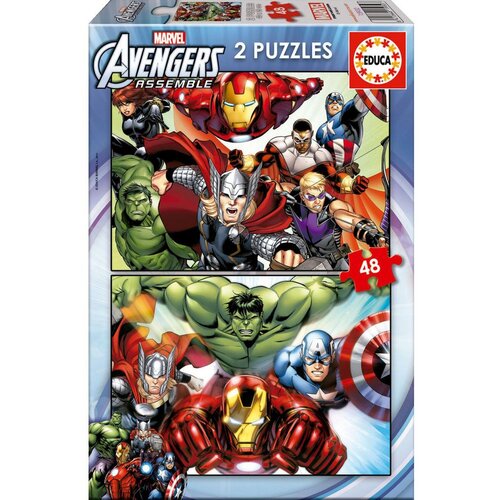 Educa borras Marvel Avengers Puzzle 2x48 Dijelova Slike