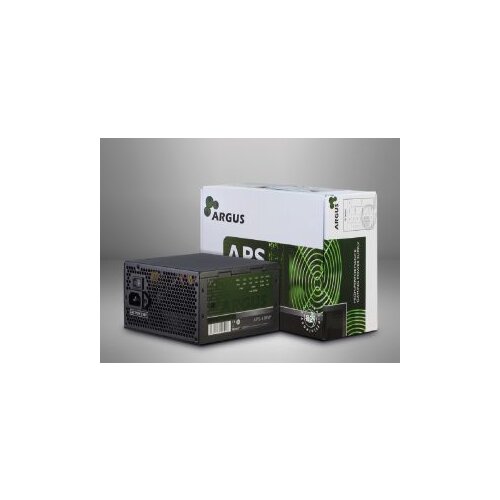 InterTech PSU Argus APS-420W12cm fan, Mainboard 20+4PinPCI-Express 6+2Pin, 3x SATA, 1x Floppy Slike