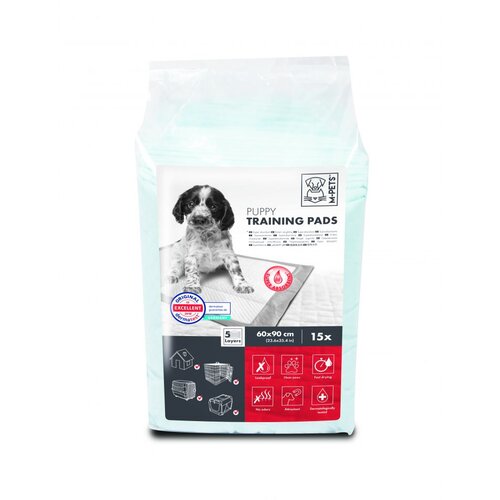 M Pets OPREMA ZA LJUBIMCE HIGIJENA PODLOGE ZA &Scaron;TENE; 15 kom (60 X 90 cm) Cijene