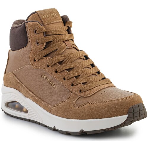 Skechers Pol&amp;scaron;kornji Uno Stacre Mid 183013-WSK Whiskey Kostanjeva Slike