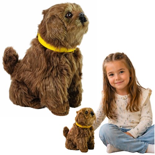  Interactive Plush Dog Soft fur Stroke its head and learn its functions Slike