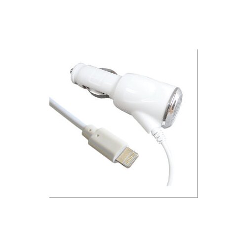 Telcon Automobilski punjač za telefone Apple iPhone / iPod, priključak Lightning, bijeli, 2A Slike