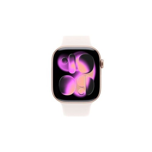 Apple watch S11 cellular 42mm rose gold aluminium case with light blush sport band - s/m (mf8e4rk/a) Cene