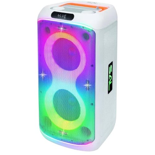  Zvučnik Bežični Sa Mikrofonom PAR216WH, Bluetooth, LED Efekti, 60W Cijene