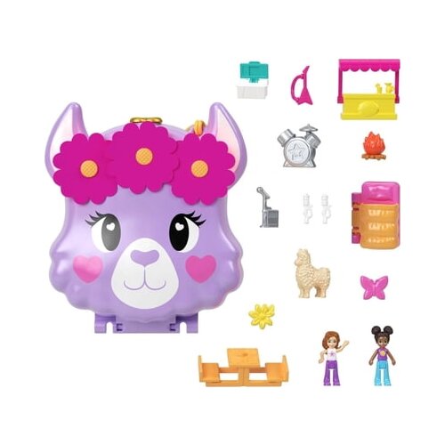 Polly Pocket Camp Adventure Lama Cene