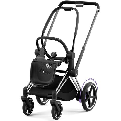 Cybex ogrodje vozička e-Priam platinum chrome black 521002357 Slike