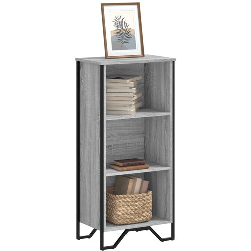 vidaXL Knjižna omara siva sonoma 50x31x106 cm inženirski les Cene