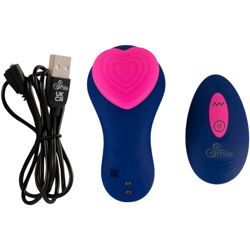 SMILE RC Gaćice - vibrator na daljinsko upravljanje (plava) Slike