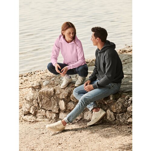 Fruit Of The Loom Pink Hooded Sweat Slike