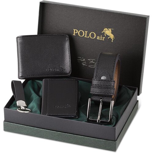 Polo Air Wallet - Black - Plain Cene