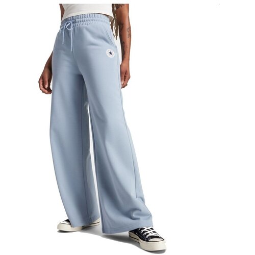Converse Hlače KNIT WIDE LEG PANTS Modra Cene