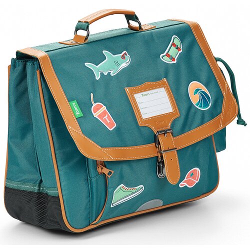 Tann&amp;#039;s &amp;Scaron;olska torba STAN CARTABLE 38CM POCHE GOURDE Zelena Slike