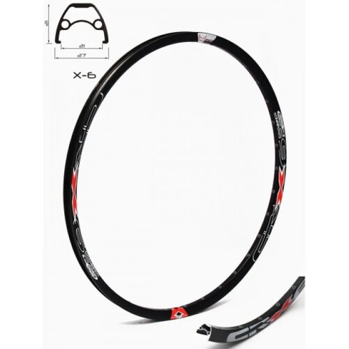  FELGA RIM 28(622x21) X6 36rupa EYELETS CRNAza disk Slike