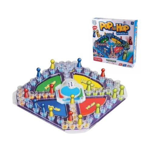 Master igračka dru&amp;scaron;tvena Čovječe ne ljuti se Pop Hop 0131 Slike