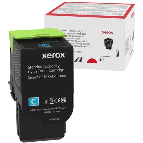 Xerox Genuine &amp;reg; C310 Color Printer​ /​C315 Color Multifunction Printer Cyan Standard capacity Toner Cartridge (2000 Pages) - 006R04357 Slike