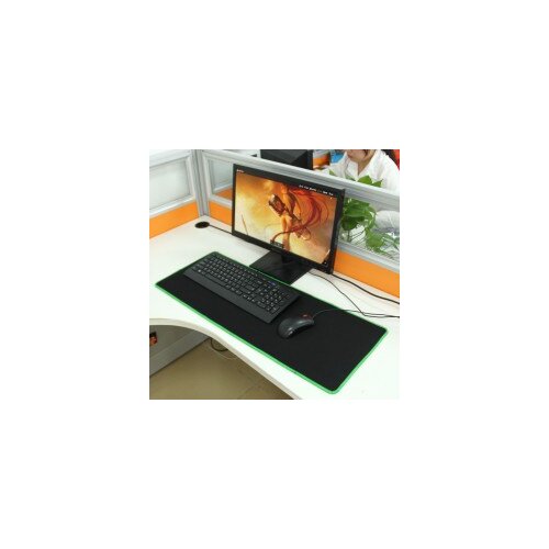  PODLOGA ZA MI&amp;Scaron; 77x30CM PlainBlack Slike