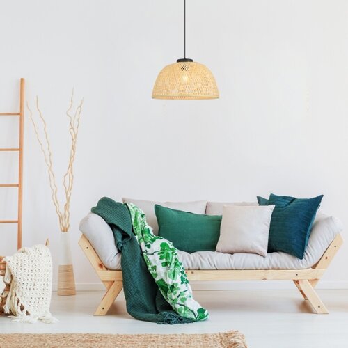 Rabalux visilica rattan E27 1x max 25W crna (72025) Cene