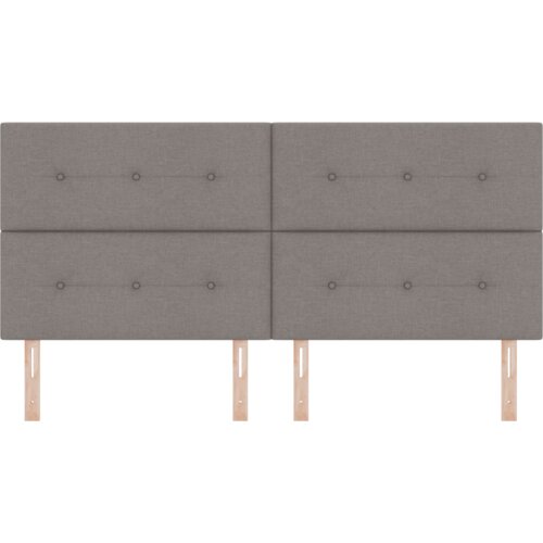 LED Uzglavlje Taupe 100 cm Tkanina Slike