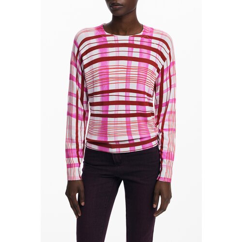Desigual WOMEN&#39;S PINK SWEATER Cene