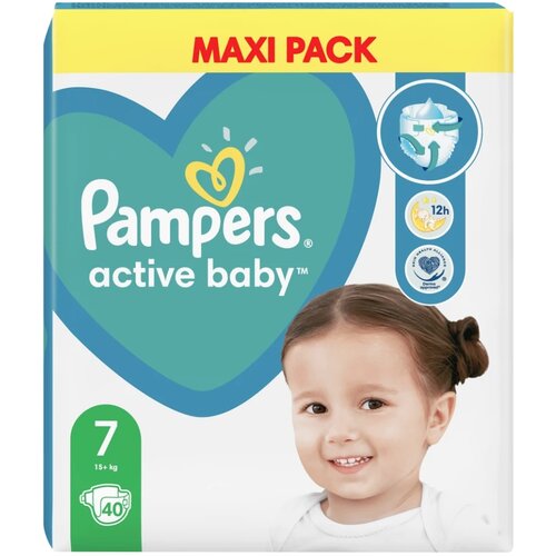 Pampers pelene active baby 7 40/1 Slike