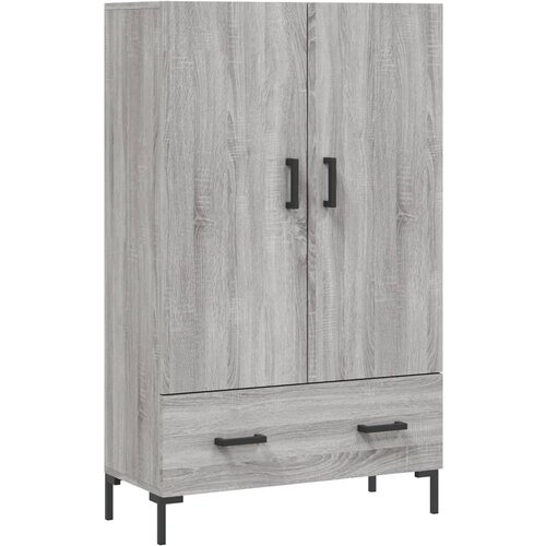 Maison Chic Visoka omara - Komoda - Predalnik siva sonoma 69,5x31x115 cm inženirski les, (21721489) Slike
