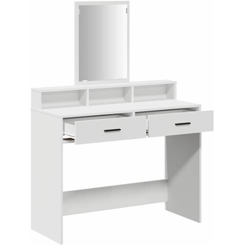  Toaletni stol Bijelo 100 x 41 x 140 cm Konstruirano drvo Slike