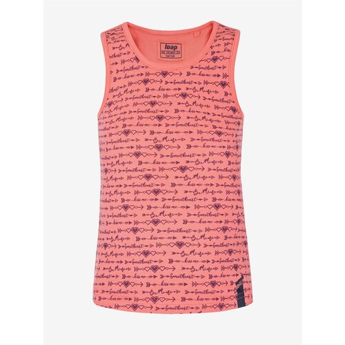 LOAP Pink Girls&amp;#039; Patterned Tank Top Besola - Unisex Slike
