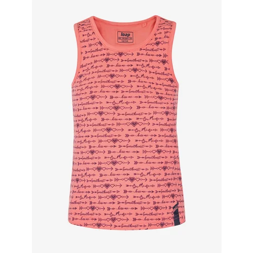 LOAP Pink Girls' Patterned Tank Top Besola - Unisex