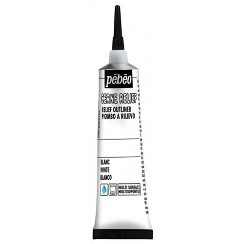 PEBEO Kontura Pebeo Cerne Relief 20 ml White Cene