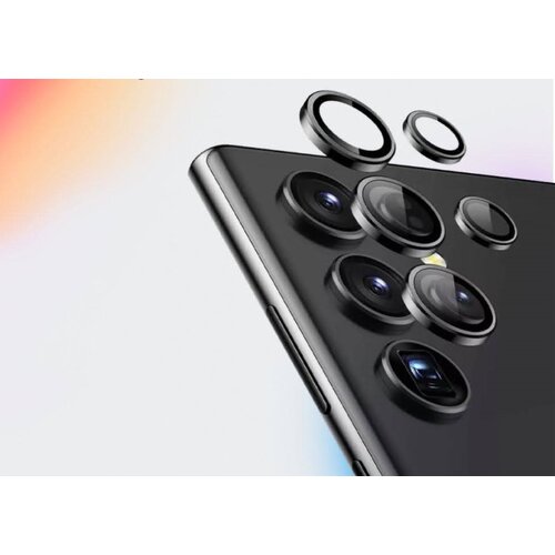 Single Color AR+AF za&amp;scaron;tita kamere za Samsung S24 &amp;ndash; Onyx Black Slike