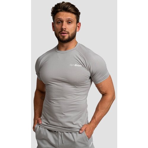 GymBeam mu&amp;scaron;ka majica Fitted TRN Grey Slike