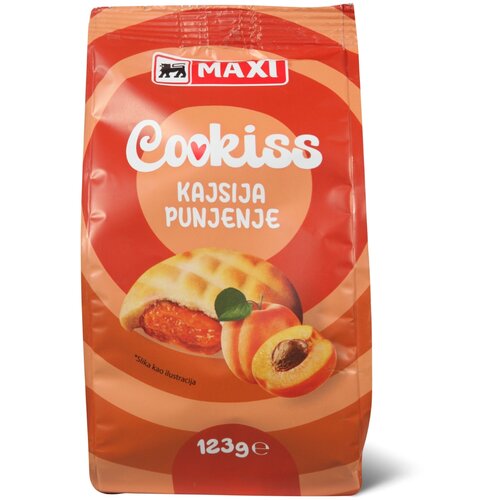 Maxi Cookiss kajsija fil 123g Cene