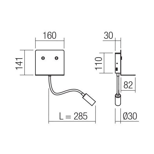  Redo 01-3210 - LED zidno svetlo MOKA LED/6W + LED/3W/230V CRI90 belo Slike